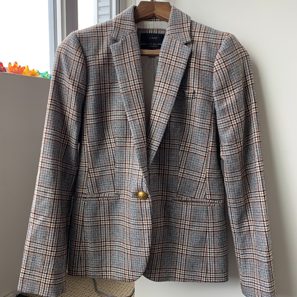 J. Crew Wool Campbell Blazer, Size 6